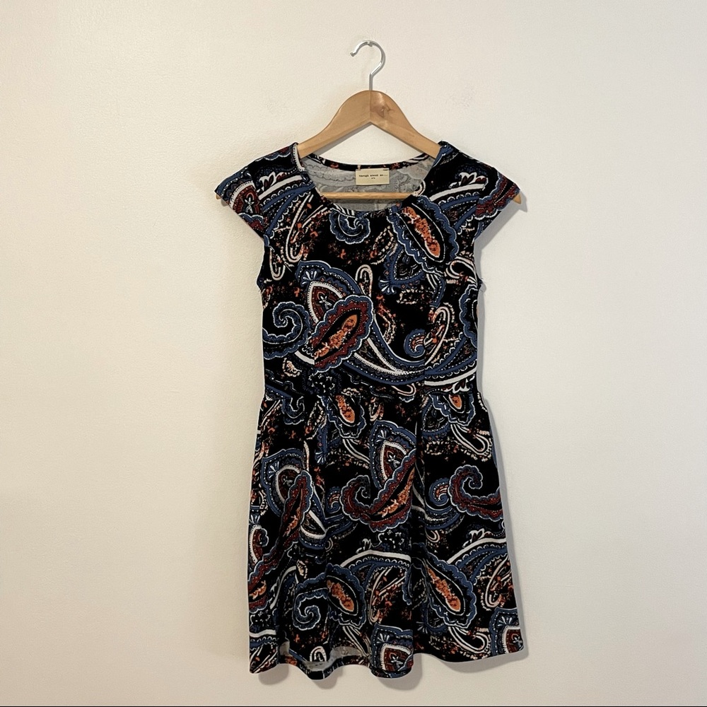 Enough About Me Cap Sleeve A-Line Dress
